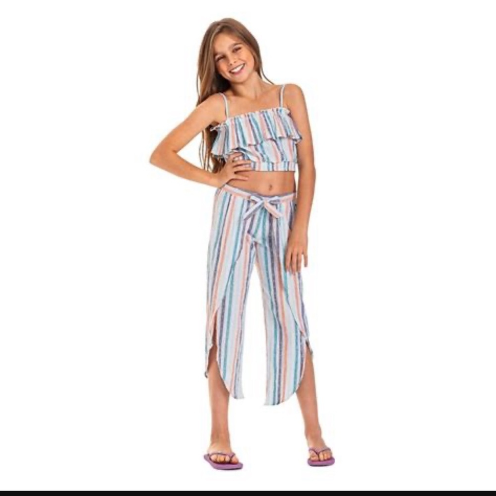 Roxy Disney Mermaid 2 piece top and pant set